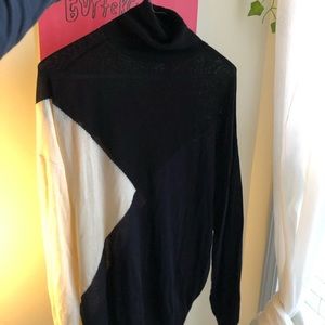 Zara multicolored turtle neck shirt
